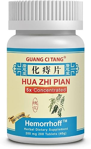 Hua Zhi Pian Hemorrhoff 200 mg 200 comprimidos