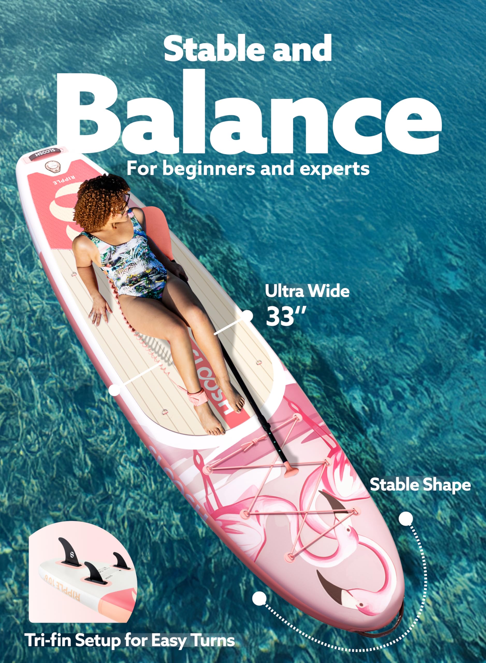 SLOOSH 10'6" Inflatable SUP & Pump Bundle Gallery Image