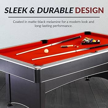 Amazon.com : Hathaway Maverick Deluxe 7 Ft Pool Table, with