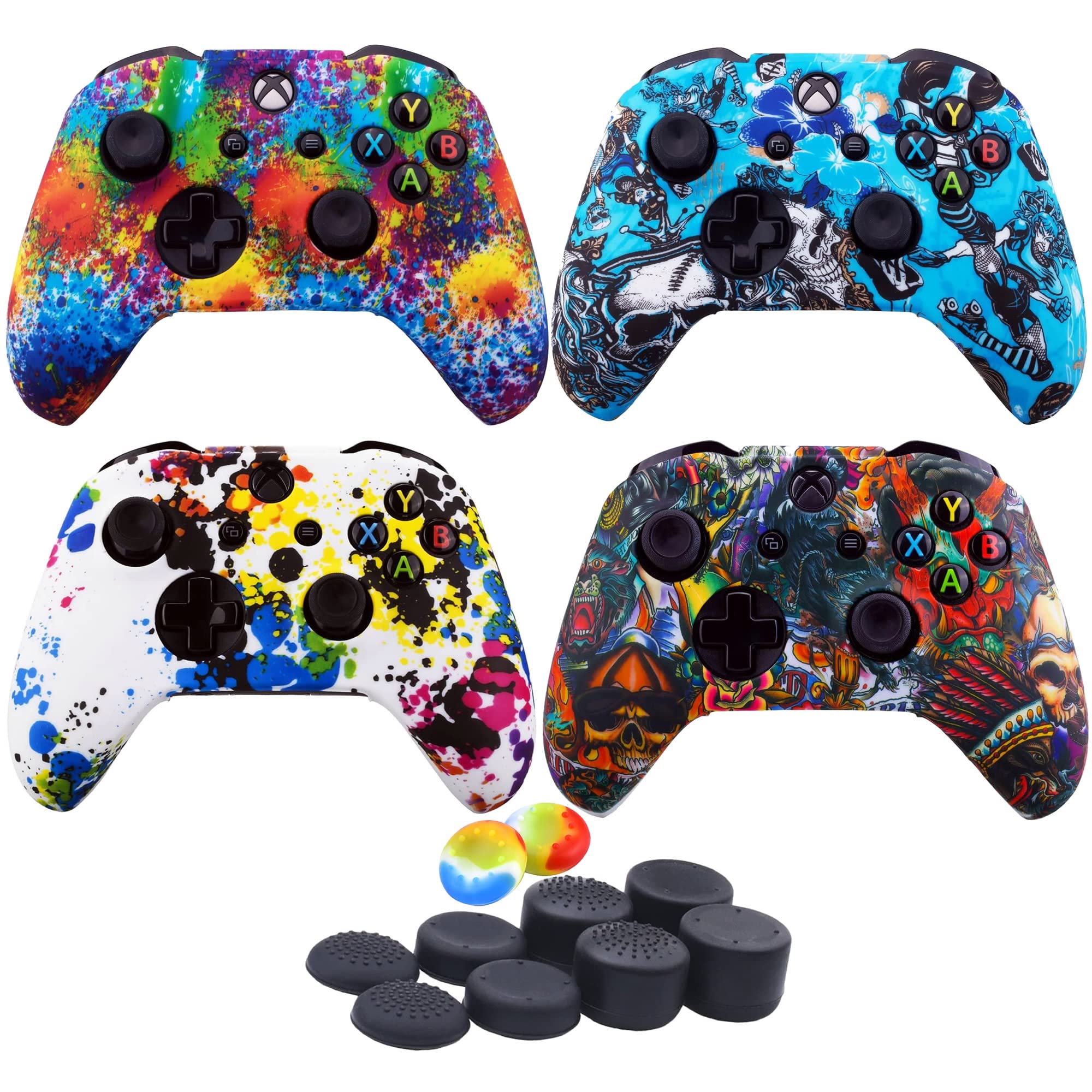 Buy Controller Skins for Xbox One S/X, Fano Silicone Cover Protector