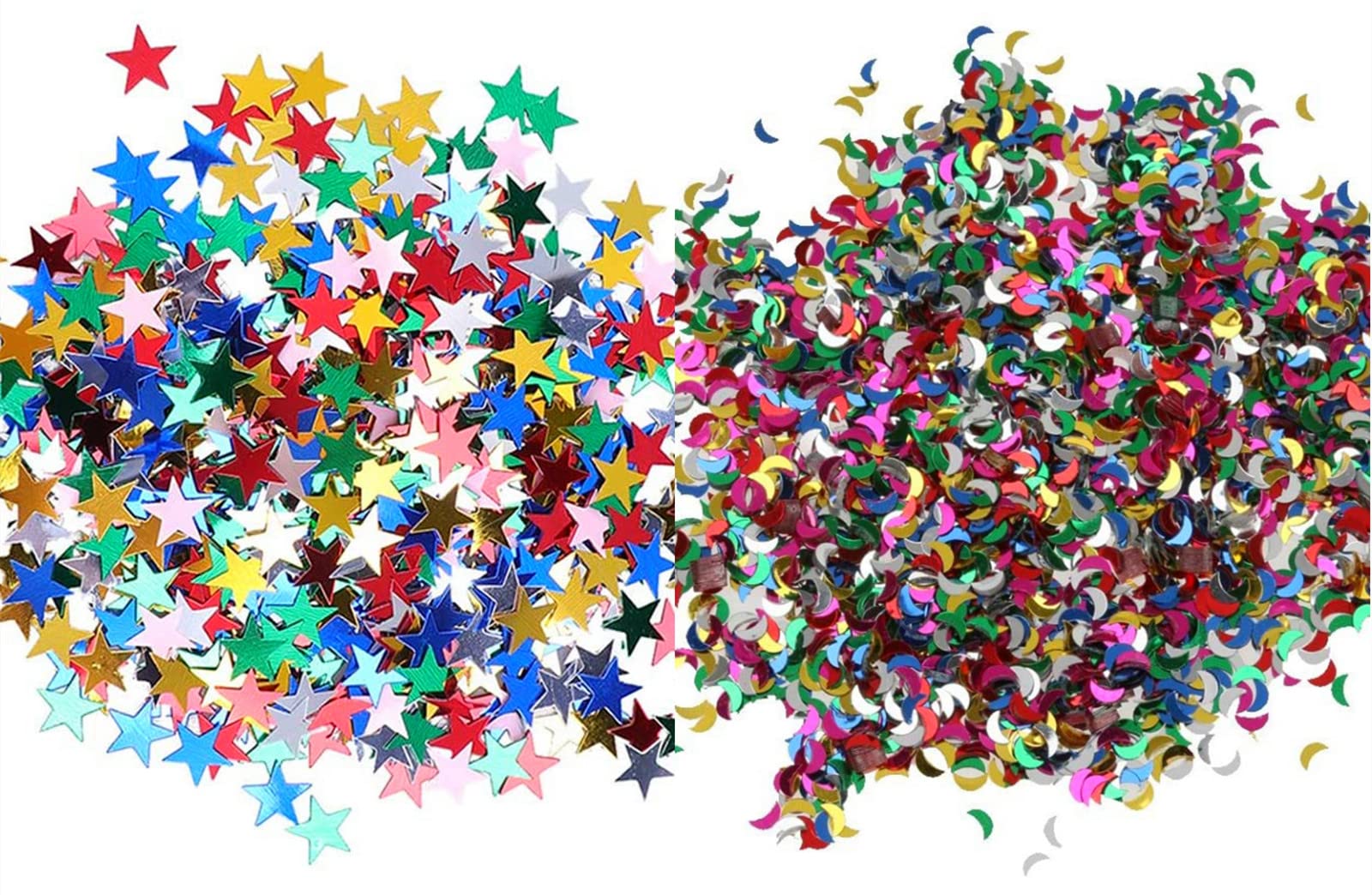 Buy Glitter Confetti, 4000pcs Stars and Moon Glitter Sequin Sprinkles