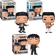 Funko Rocks POP! Elvis Collectors Set - Prison Rock Blue Hawaii 68 Camback Special 3.75"