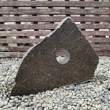 Amazon.co.jp: 鉄平石オブジェ18.4キロ庭石鑑賞石石盆石水石灯籠庭坪庭