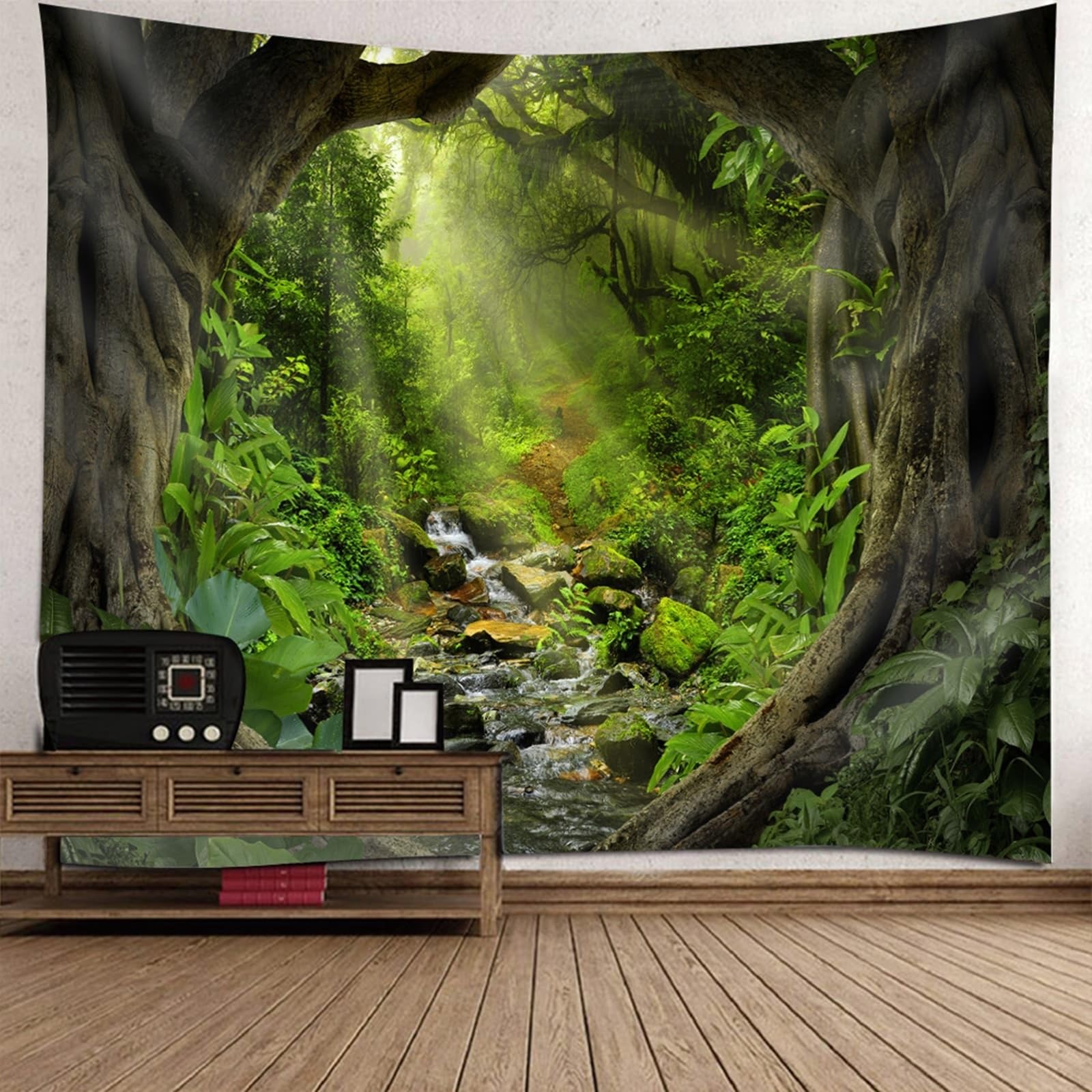Tapiz de pared de naturaleza para renovar ambientes sin pintar