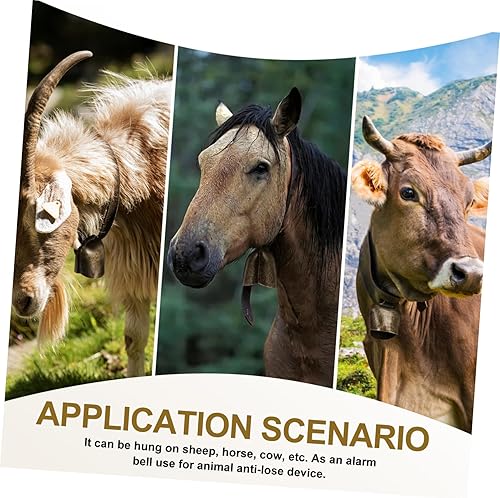 Miniatura 3 de Milisten Campanas pequeñas, 2 unidades, campanas de ovejas a distancia, campanas de Navidad, campanas a granel para manualidades, campanas de