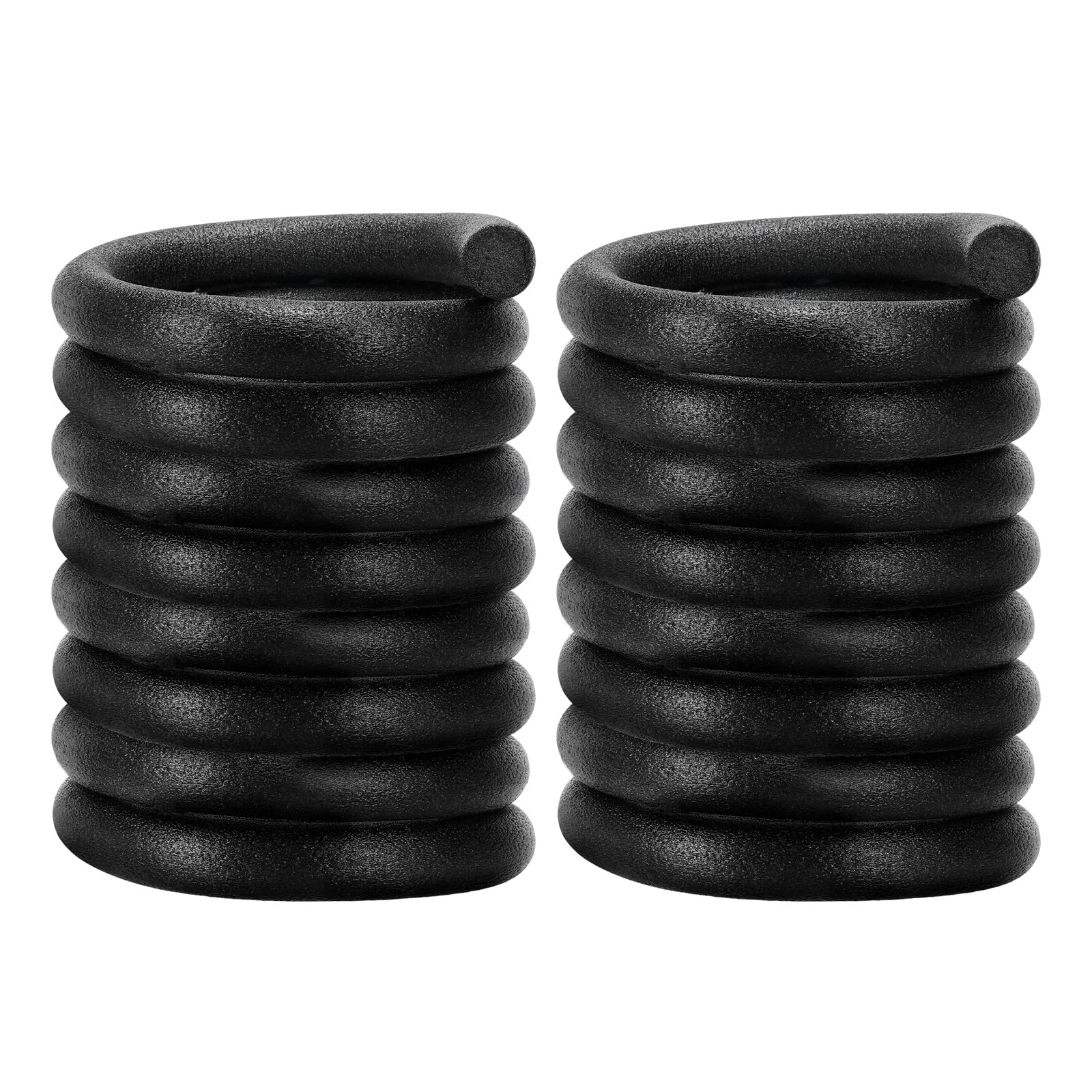 PATIKIL 1-31/32" Inch(50mm) Diameter x 6.56 Feet Backer Rod for Gaps and Joints 2 Pcs Foam Rope Caulk Crack Joint Filler Roll Seal Weather Strip for Home Construction Black