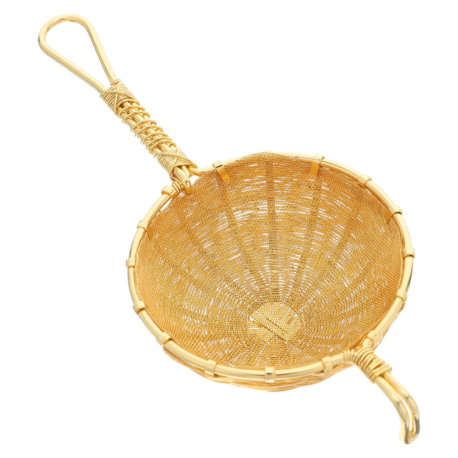 Cabilock Filtro de Té de Malla Fina Colador Asa para Té Suelto Infusor Reutilizable para Infusiones Especias Casa