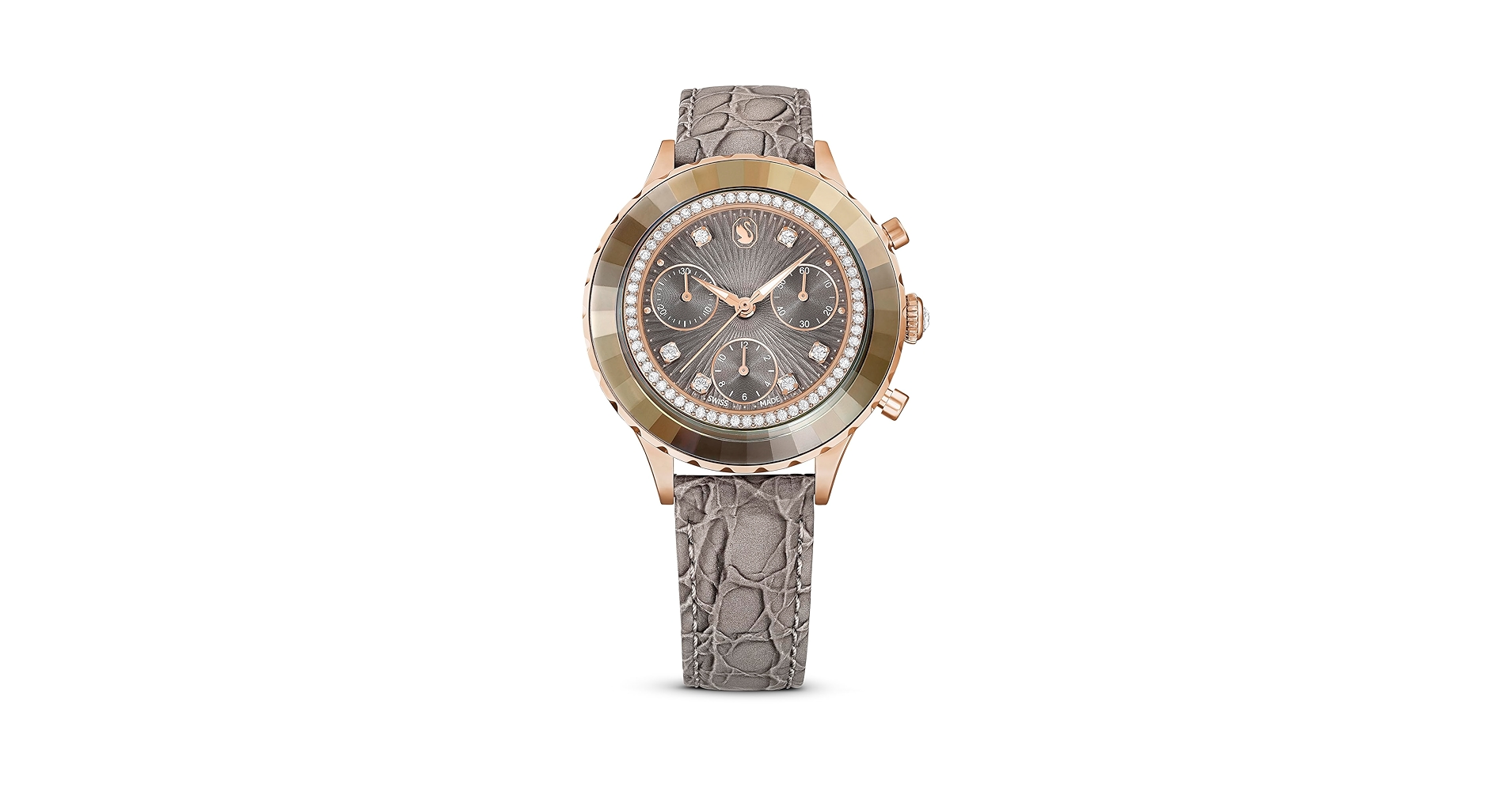 Amazon.com: Swarovski Octea Chrono Watch, Gray Swiss-Made