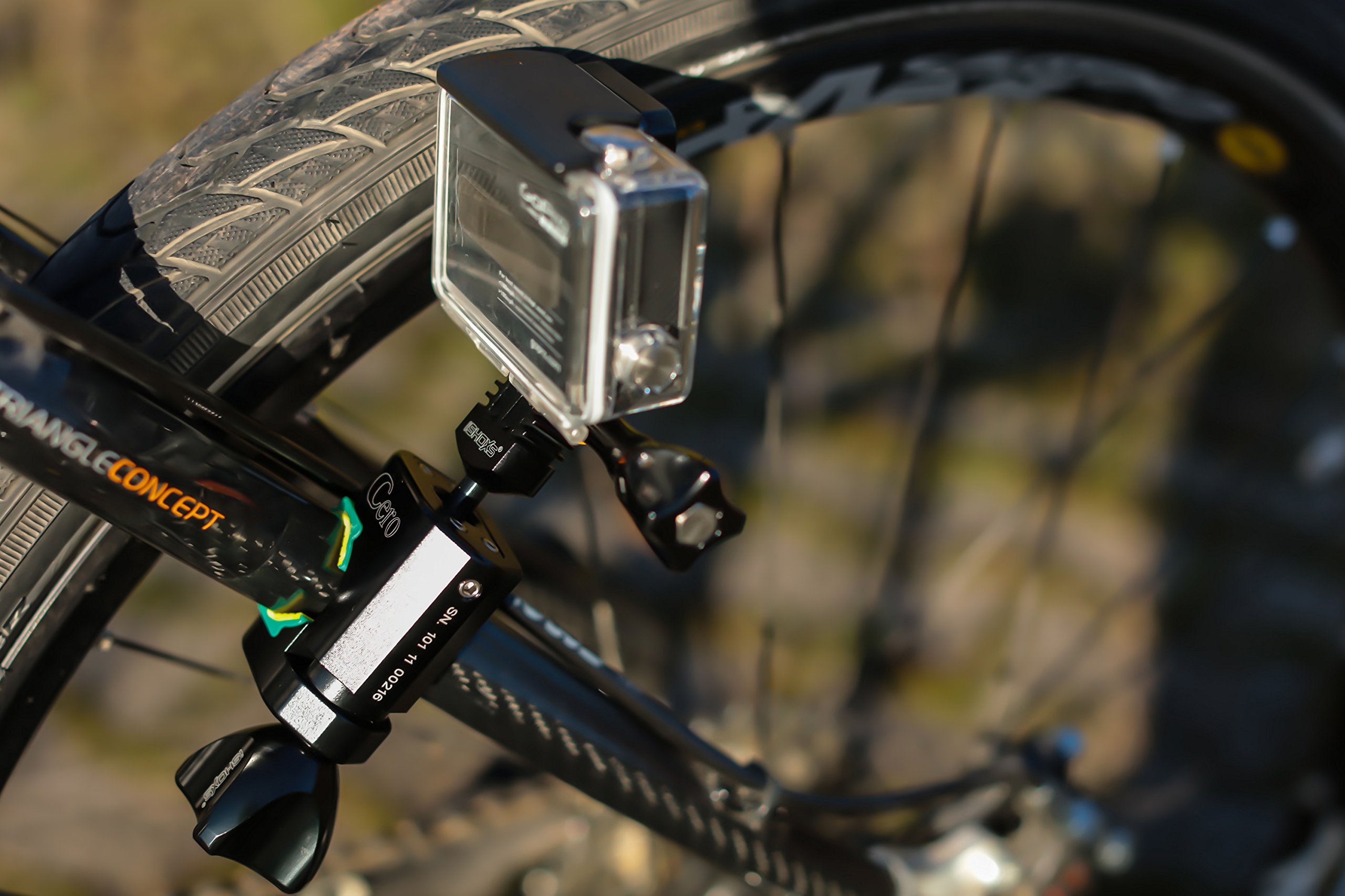 Cero Action Cam Lenkerhalterung, Schwarz