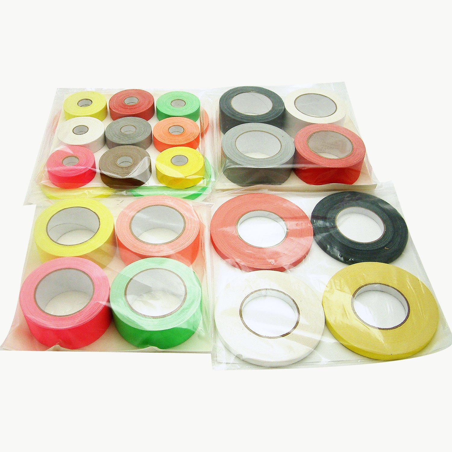 J.V. Converting FindTape Gaffers Tape Multi-Pack, 2 in. x 75 ft. / Assorted (Fluorescent Blue, Fl. Green, Fl. Orange, Fl. Pink, Fl. Yellow)