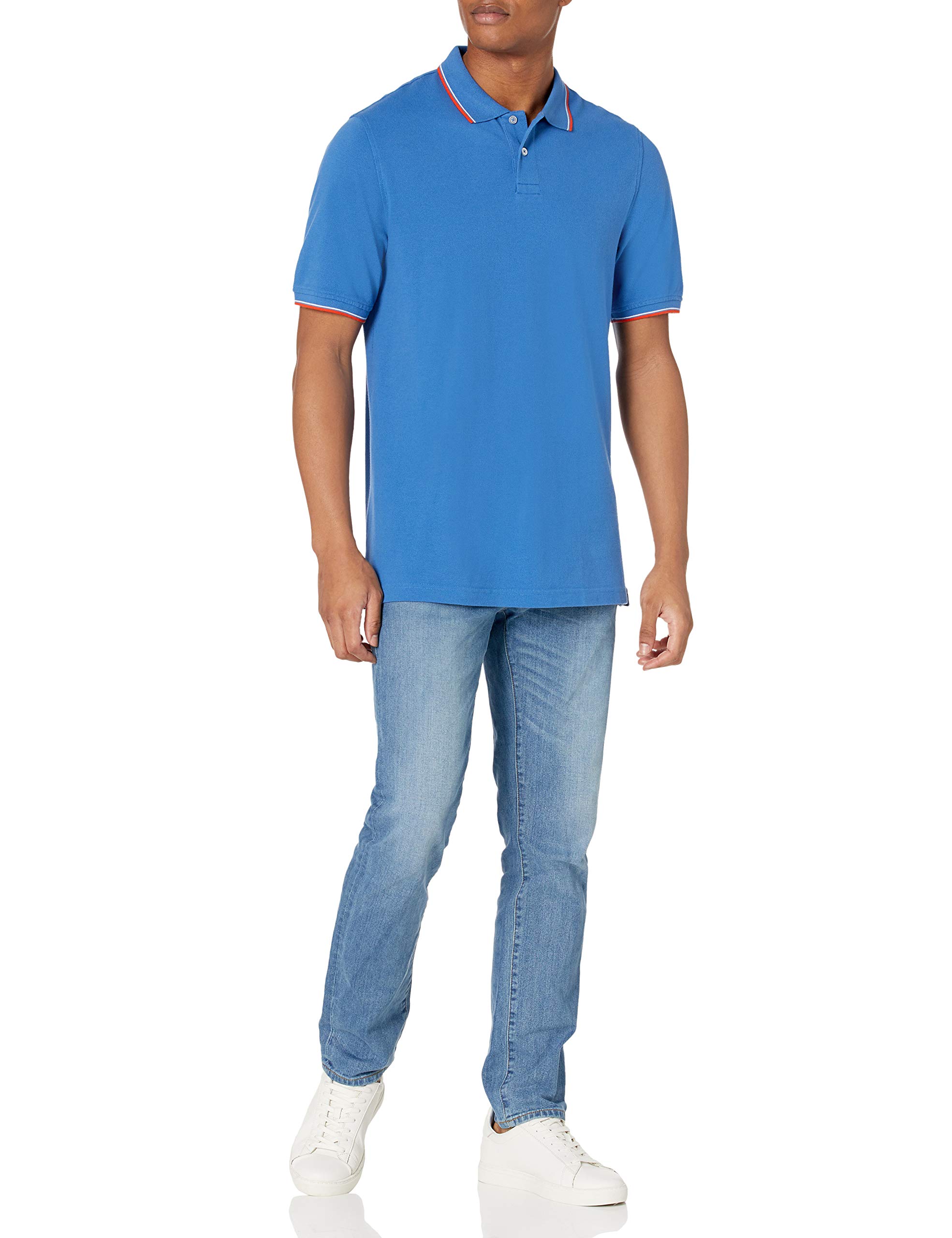 Amazon Essentials Mężczyźni Bawełniana koszulka polo pique regular fit (dostępna w wersjach Big i Tall)