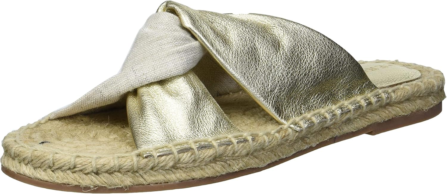 Aerosoles womens Casual Flat Sandal, Gold Metallic, 5 US