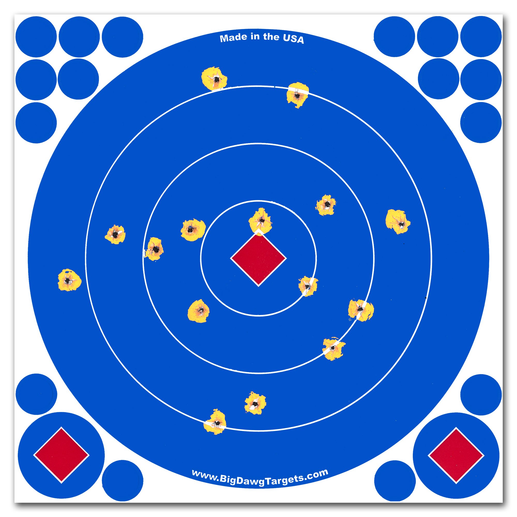 Adhesive 8 Inch Reactive Splatter Targets for Shooting