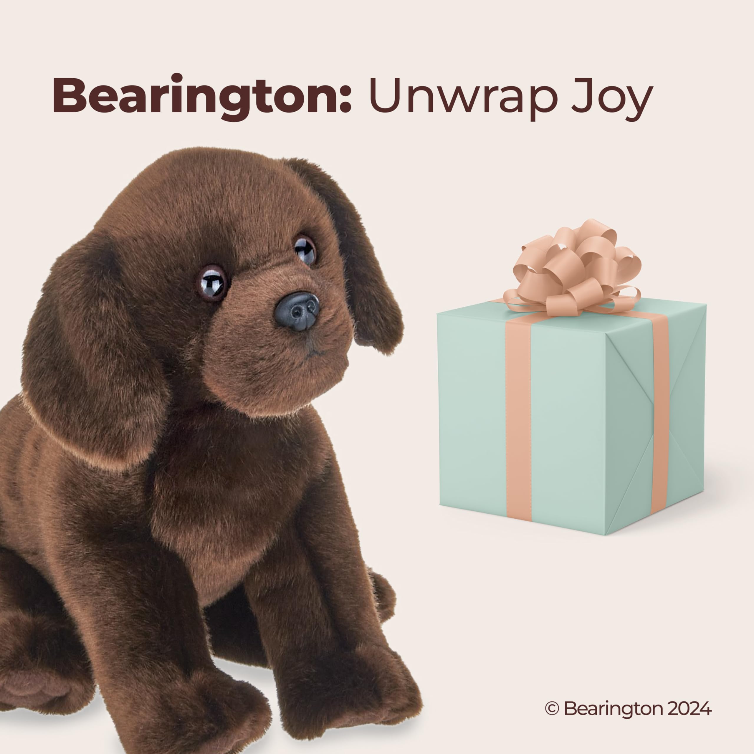 Amazon.com: Bearington Brody The Labrador Dog Stuffed Animal - 13