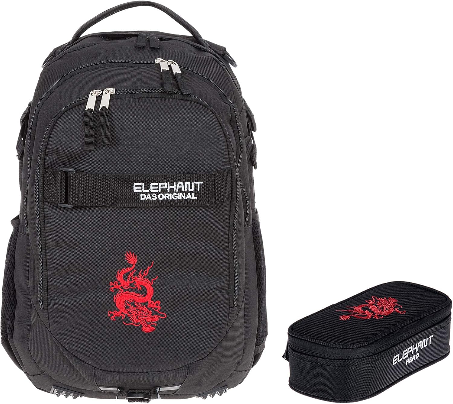 Step By Step Schulranzen-Set TOUCH 2 Fire Dragon 4-teilig