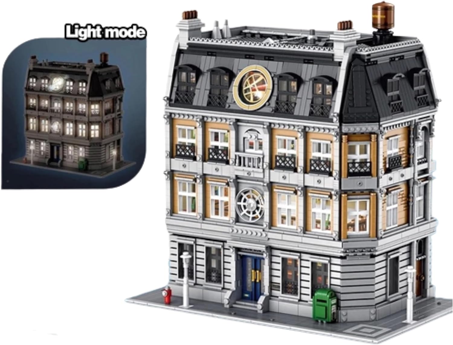 General Jim's New York Sanctorum Sanctum - Magic Library Santuary Modular City Bulding Blocks Set | Compatible with City Sets and All Major Brands