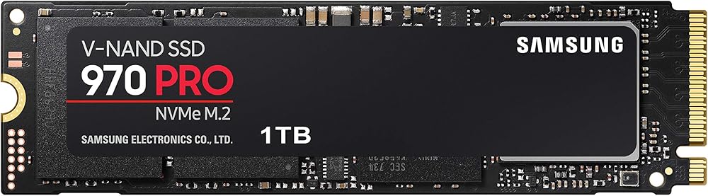 Samsung 970 PRO 1TB PCIe NVMe M.2-2280 Interface Internal Solid State Drive with V-NAND Technology - View 1