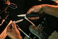 Vista 5 de OUTDOOR EDGE Razor VX5 - Cuchillo de bolsillo plegable EDC de hoja reemplazable Hoja de 3 pulgadas, rodamientos de bolas de cerámica, mango