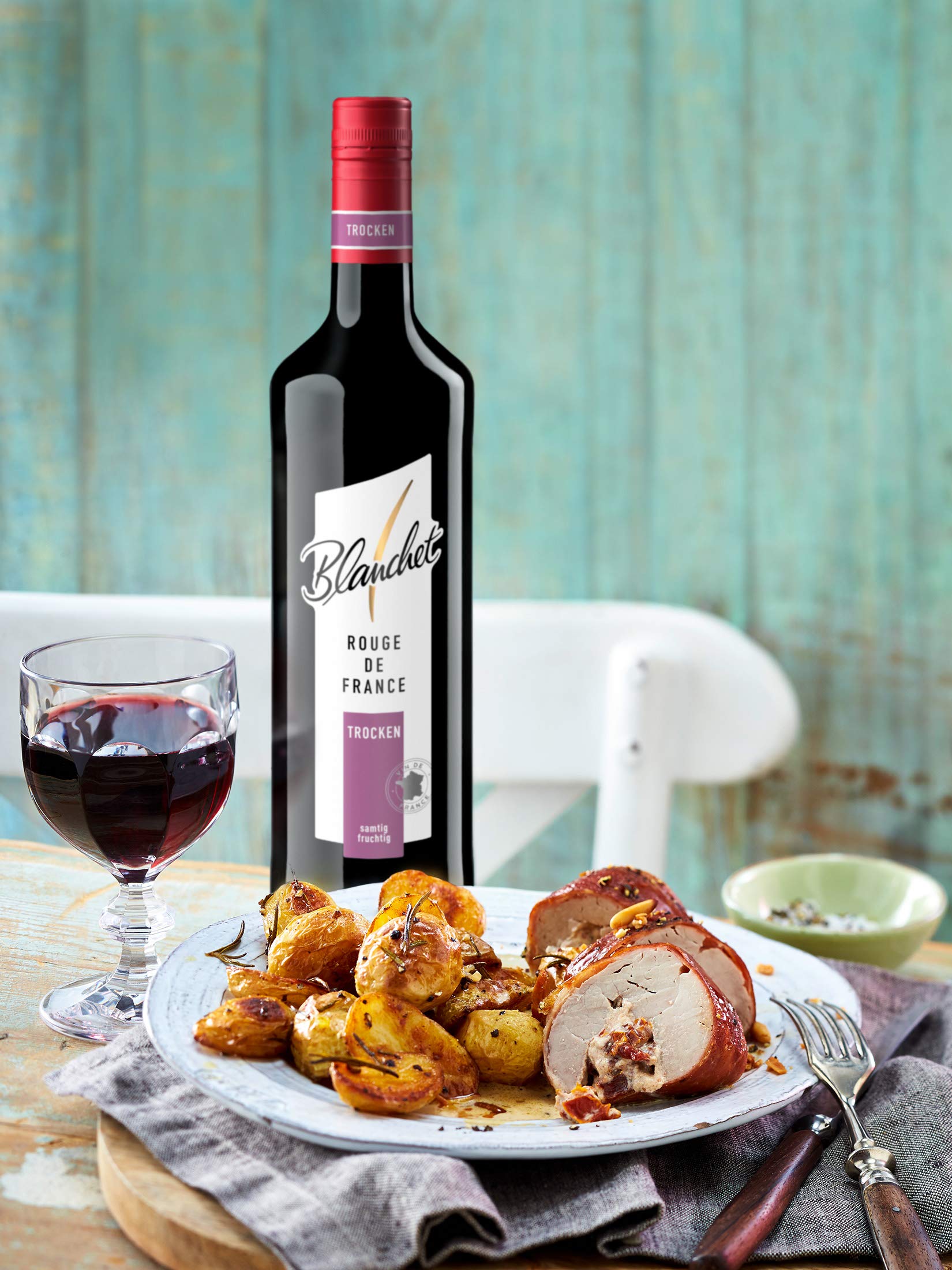 Blanchet Rouge de France Rotwein Trocken (6 x 0,75l)