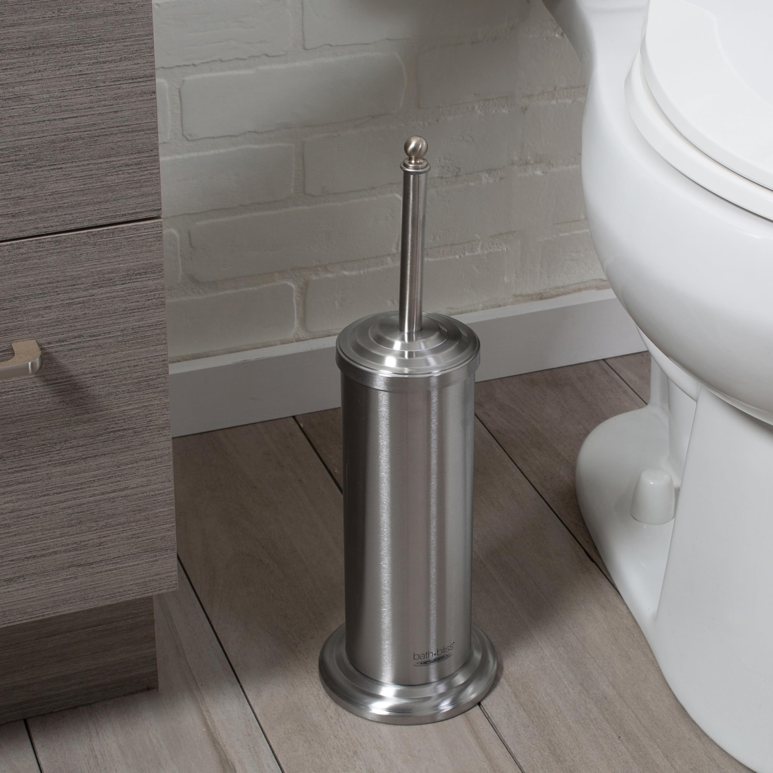 Amazon.com: Bath Bliss Bathroom Accessories 3 Piece Trash Can
