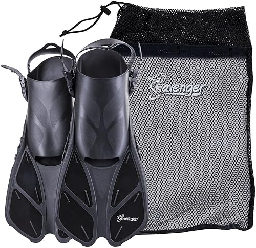 Miniatura 18 de Aletas de buceo con bolsa, de Seavenger Rojo -,Rosa encendido,Lavanda,Amarillo,Negro -,Azul,Azul (Dodger Blue),https://www.amazon.com/dp/undefined