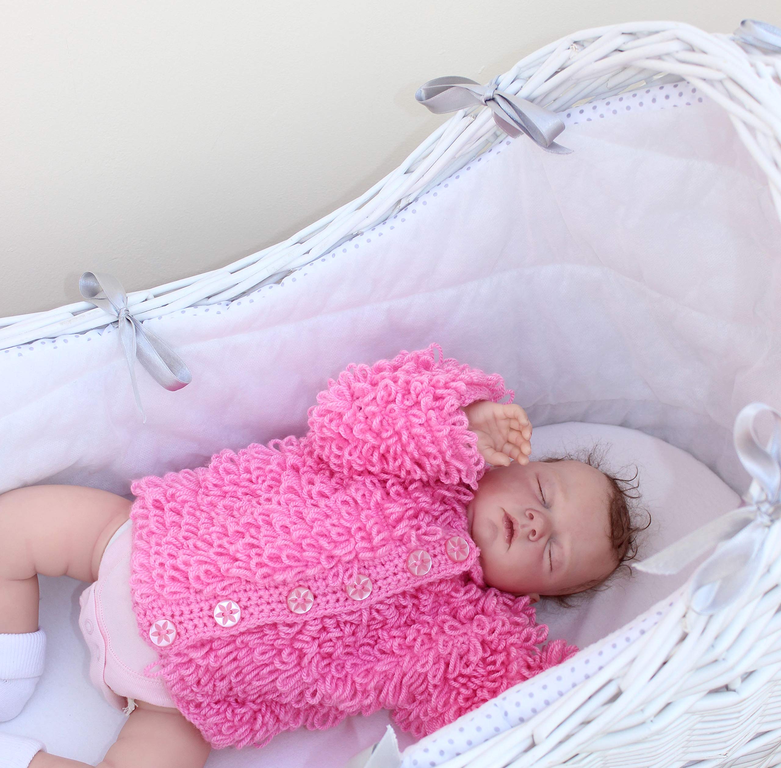 Baby Loopy Jacket Knitting Pattern Baby Knitting By Kim
