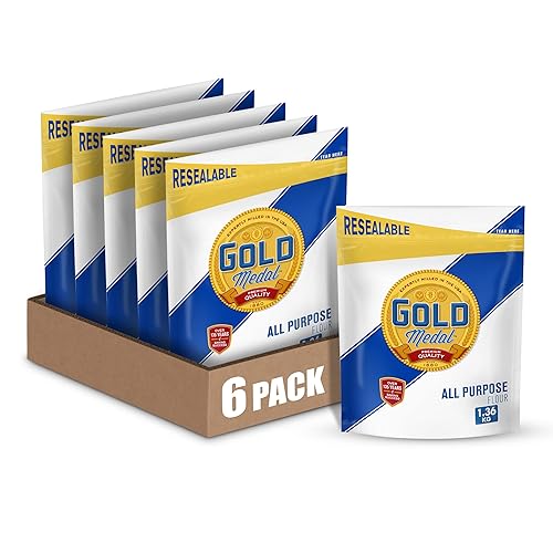 Vista 4 de Gold Medal Harina para todo uso, bolsa resellable de 3 libras