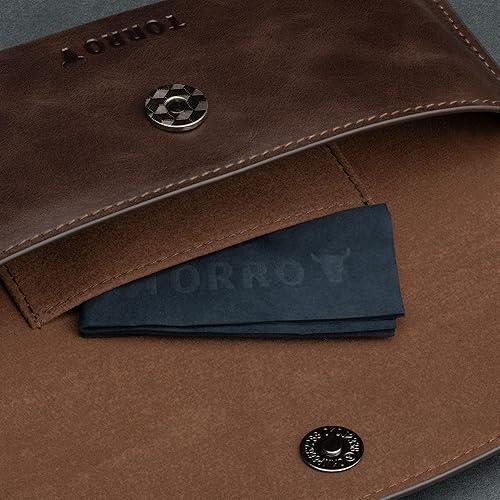Miniatura 5 de TORRO Estuche para gafas de sol y gafas en piel auténtica de calidad
