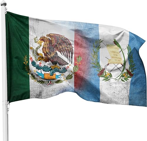 Miniatura 15 de Bandera de México El Salvador - 3x5 pies de nailon, uso en exteriores e interiores