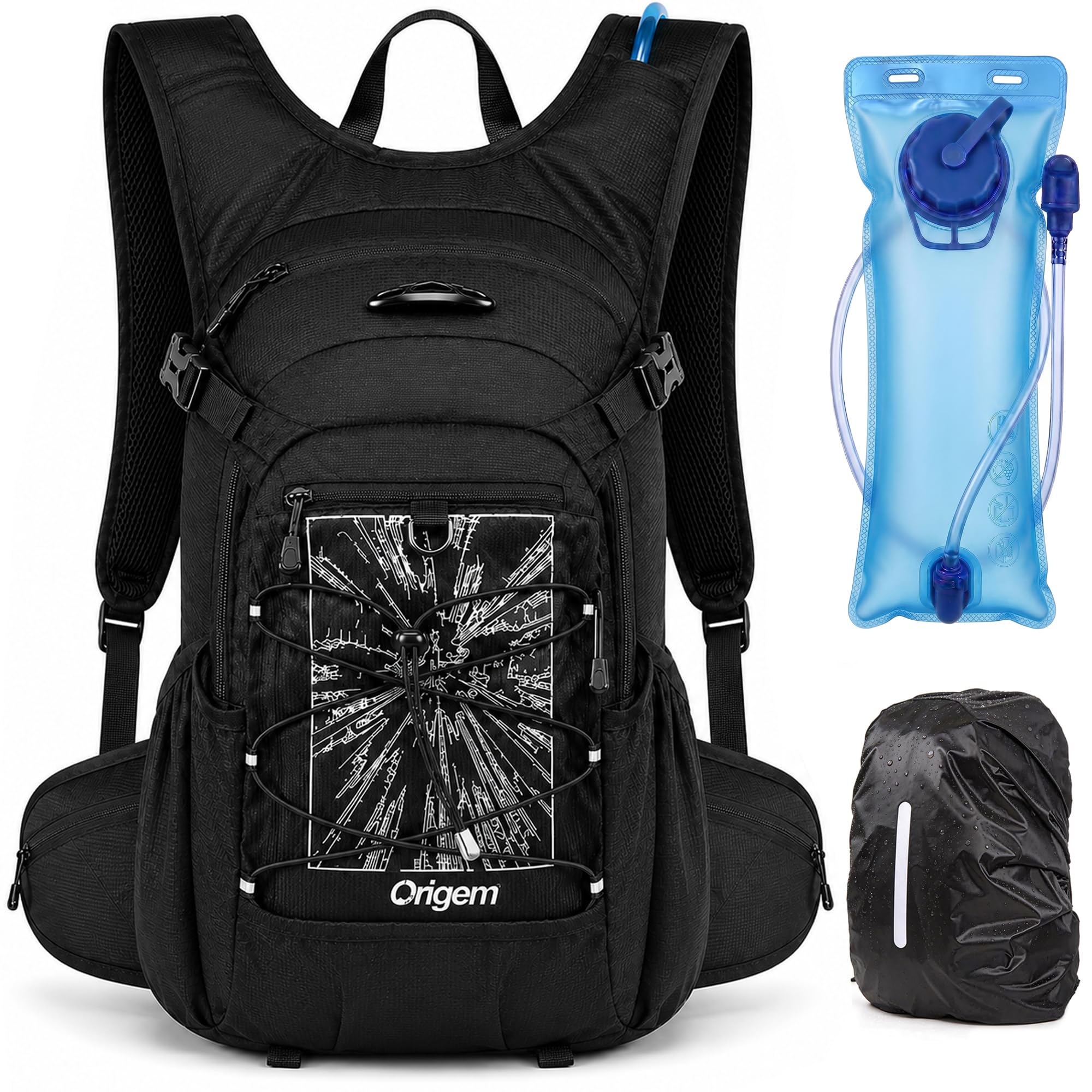 Origem 22L Hiking Hydration Backpack with 3L Bladder