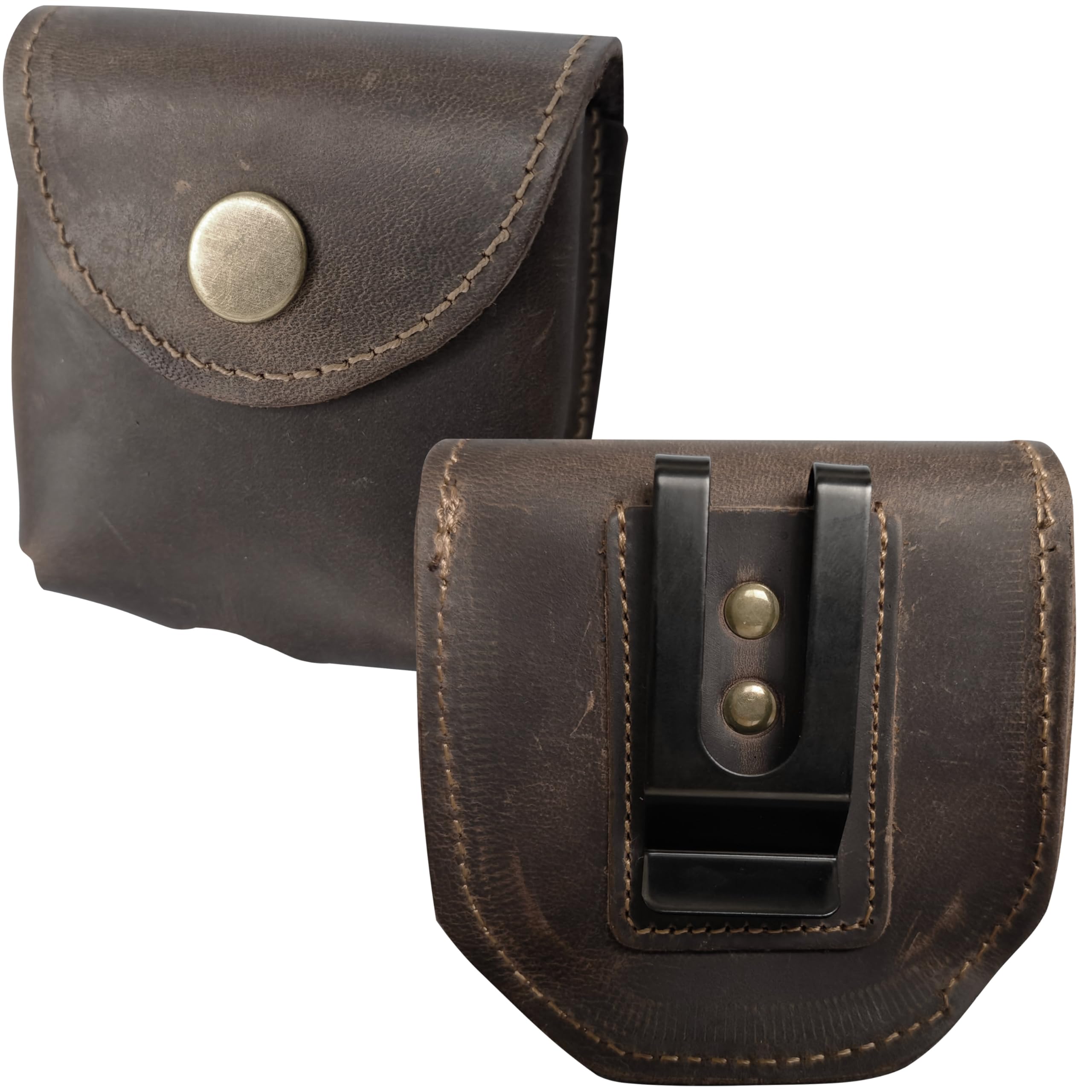 Amazon.com: Cowhide Leather Zyn Holder- Vintage Handmade Brown