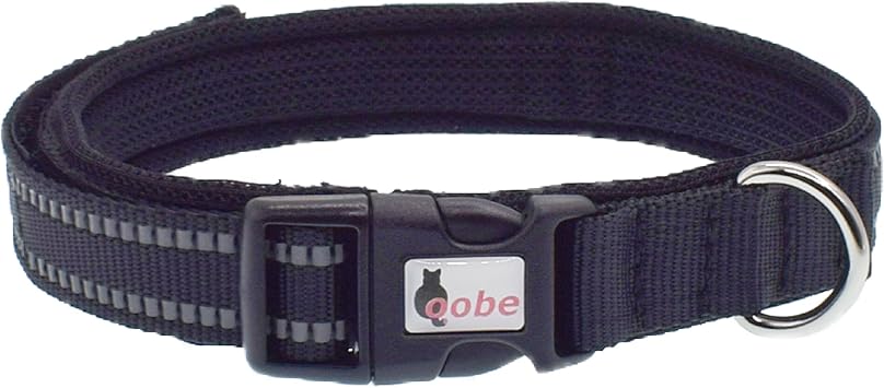 Amazon Qoobe クーべ ペット首輪 犬首輪 ペット用 犬用訓練首輪 反射材料 クッション 犬用リード ナイロン製 通気性 弾力性 ソフト 調節可能 安全 軽量 メッシュ 小型 中型 大型犬用首輪 ブルー ブラック M ブラック Qoobe しつけ用リード 通販 Amazon Qoobe クーべ ペット首輪 犬首輪 ペット用 犬用訓練首輪 反射材料 クッション 犬用リード ナイロン製 通気性 弾力性 ソフト 調節可能 安全 軽量 メッシュ 小型 中型 大型犬用首輪 ブルー ブラック M ブラック Qoobe しつけ用リード 通販