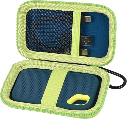 Funda compatible con SanDisk 1TB 2TB 500GB 4TBpara SanDisk PRO Extreme Portable SSD, soporte externo de almacenamiento de disco duro de estado