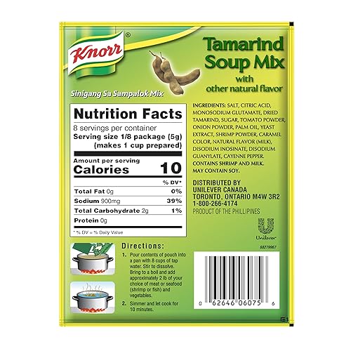 Miniatura 2 de Knorr Mezcla de sopa de tamarindo (Sinigang sa Sampalok Mix), 1.41 oz (40g) (3)