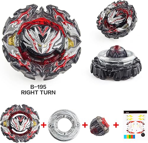 Miniatura 3 de Bey Battling Top Set Burst Gyro Toys Regalo para niños niños de 6 8 10 12+ Juego de batalla de combate 4 tapas giratorias de 2 lanzadores