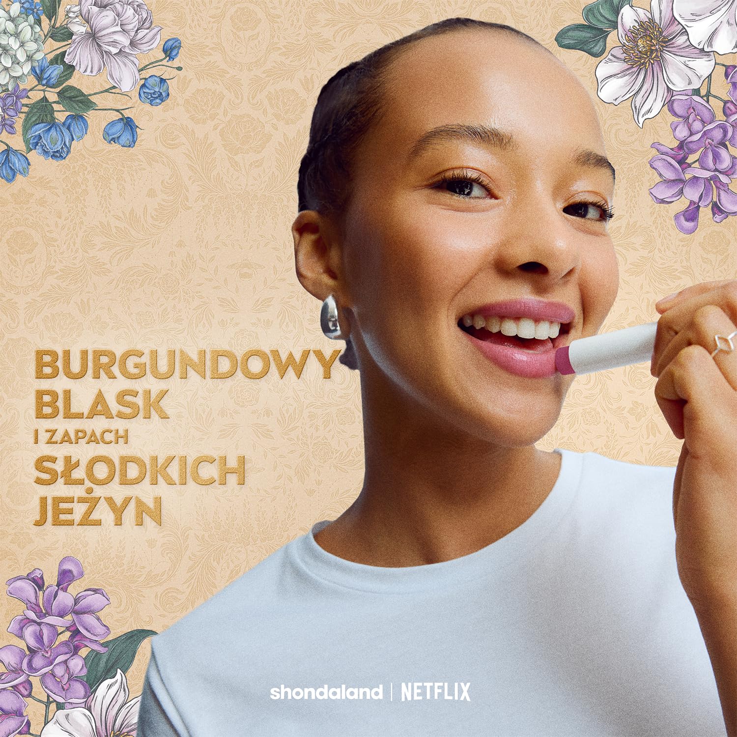 NIVEA Bridgerton Edition Pielęgnująca pomadka do ust Blueberry Pie Bridgerton Edition Kate & Anthony 4,8g