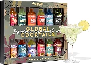 Thoughtfully Cocktails, Global Cocktail Mixer Set, Vegan and Vegetarian,...