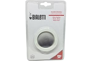 Bialetti Moka Express 6 Cup Replacement Filter and 3 Gaskets