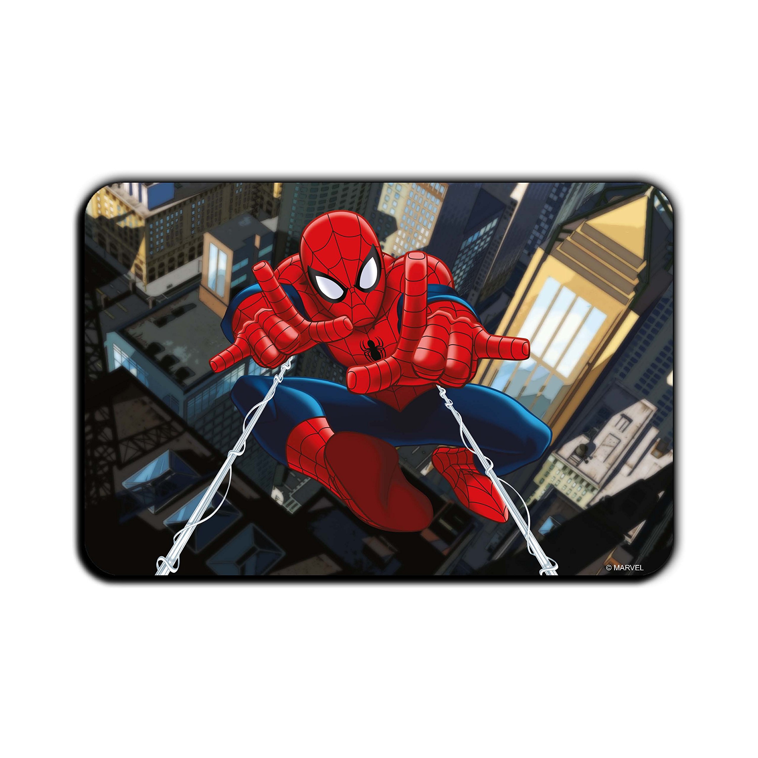 Marvel 'Spider-Man Action Web' Officially Licensed Rectangle MDF Fridge Magnet (1 cm x 7.62 cm x 11.43 cm)