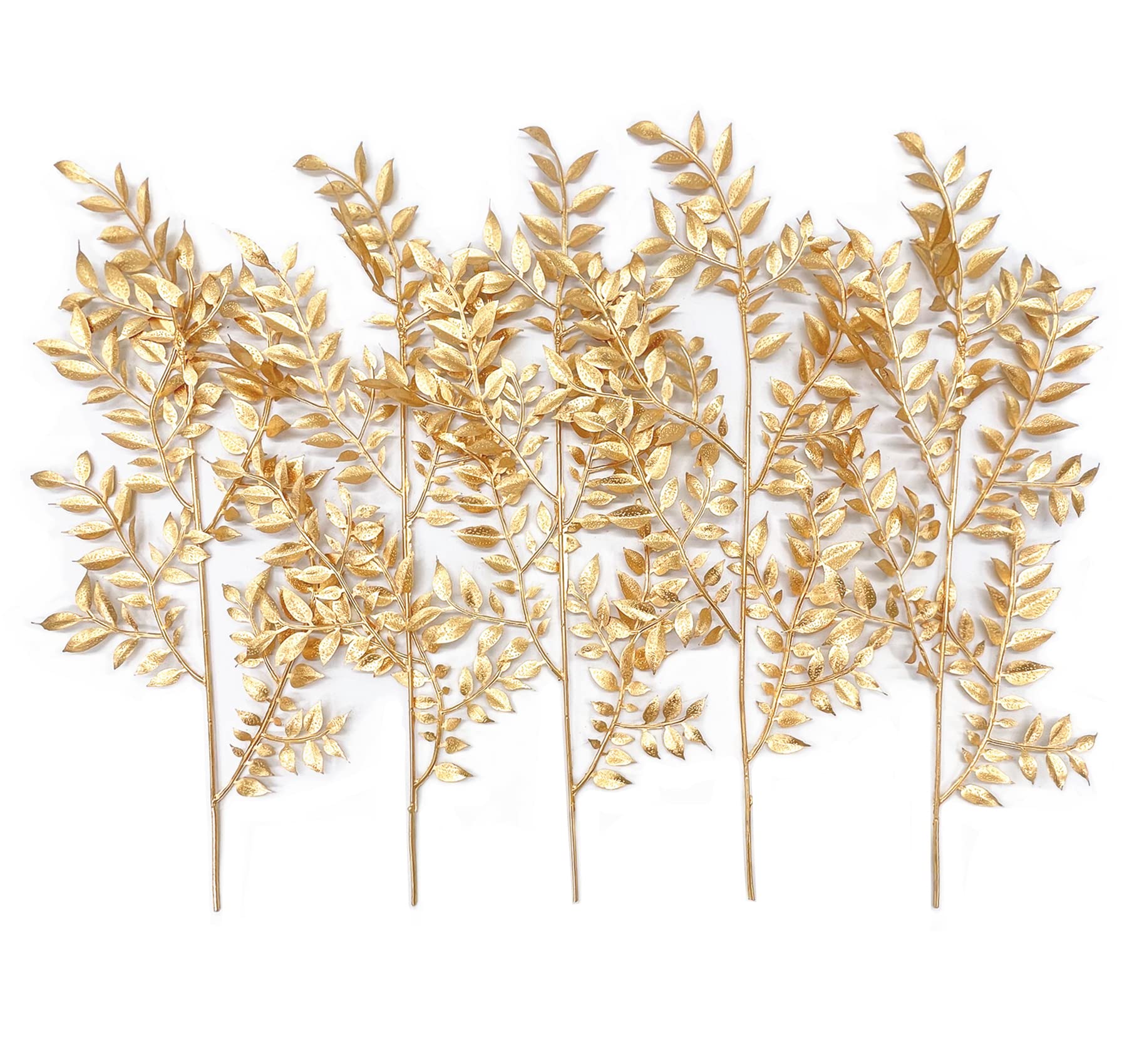 Photo 1 of PASYOU Artificial Shrubs - Gold Foliage (5 Pack)