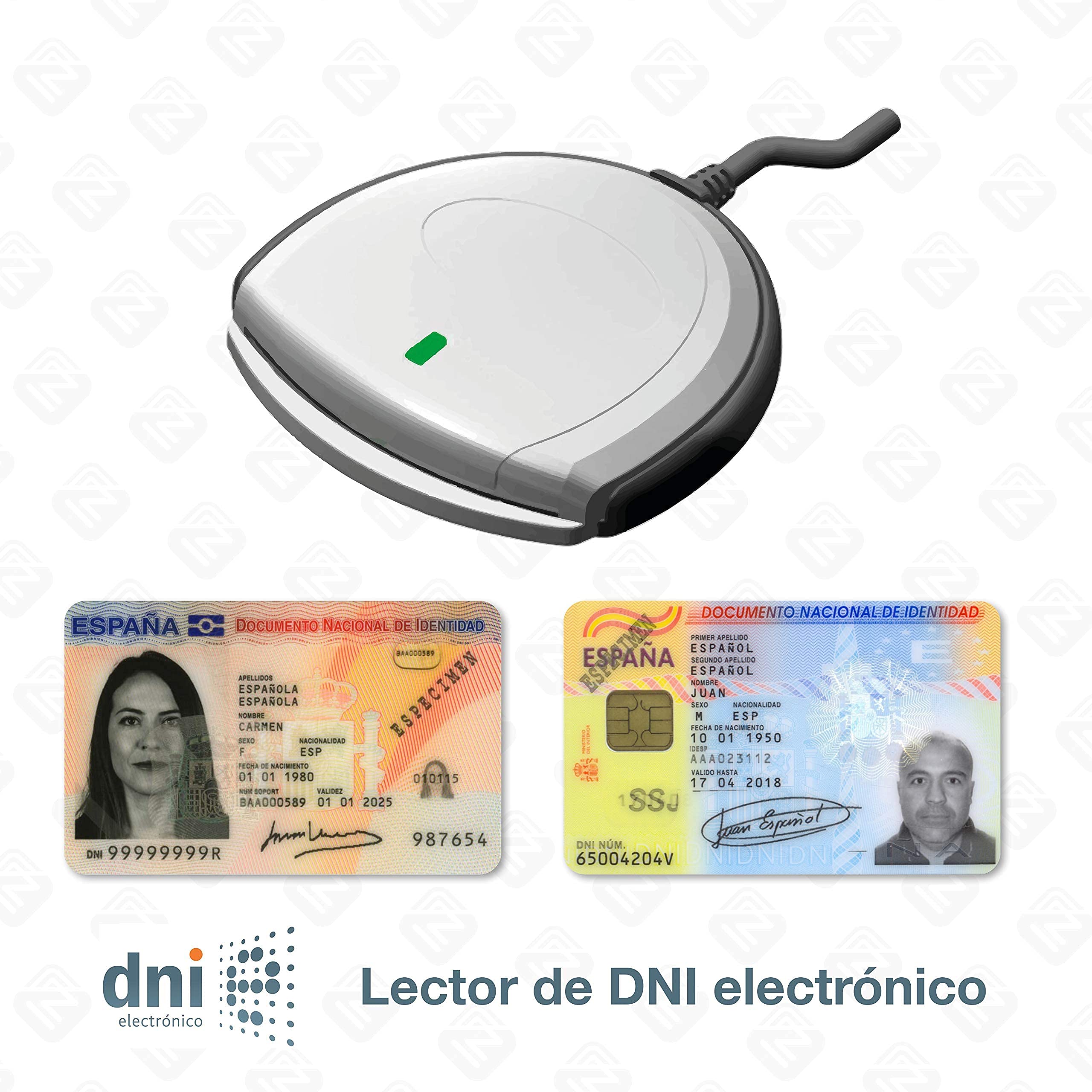 SCR3310 v2.0 USB - Lector de DNI electrónico, Tarjetas Inteligentes - Plug & Play