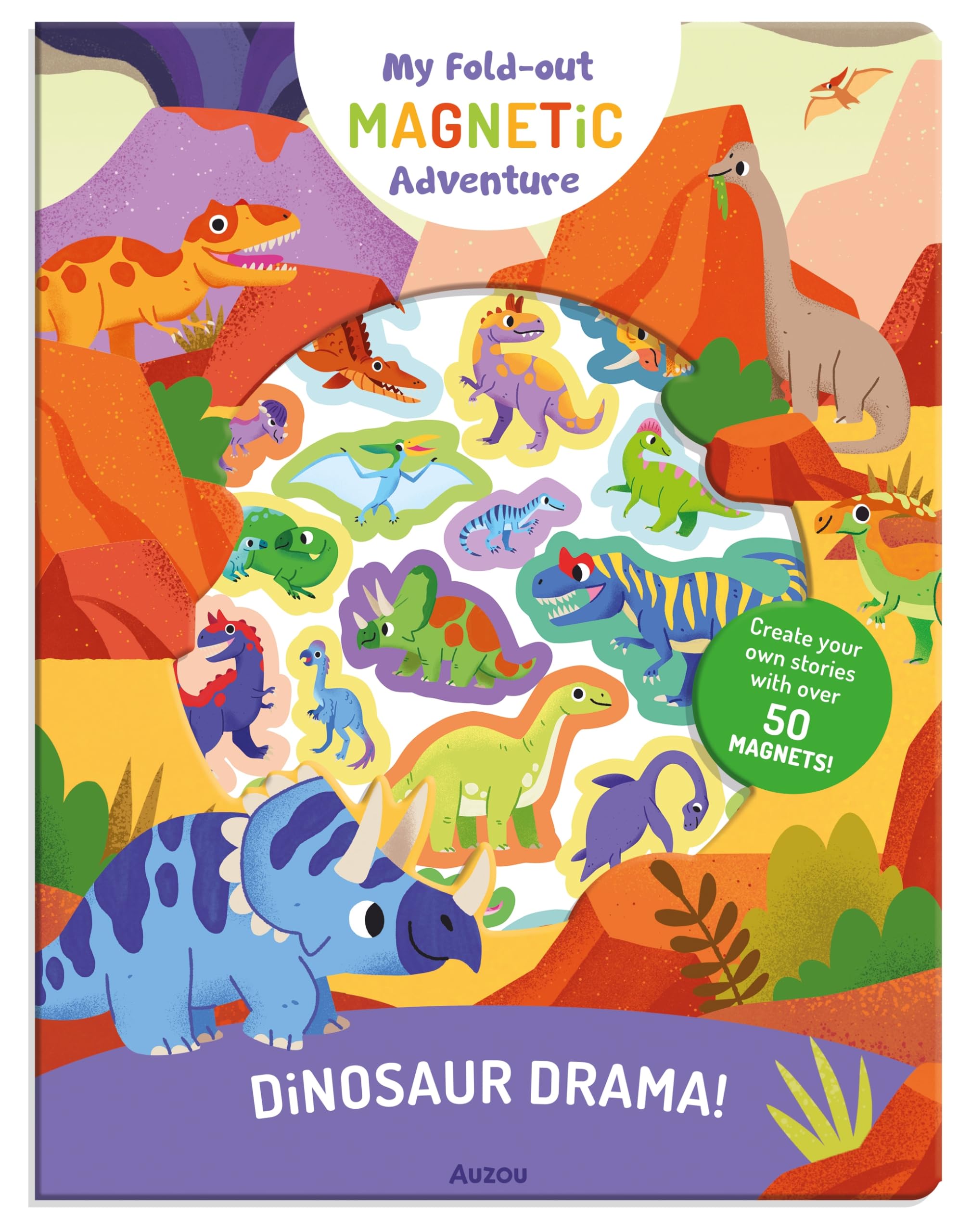 Dinosaur Drama (My Fold-Out Magnetic Adventure)