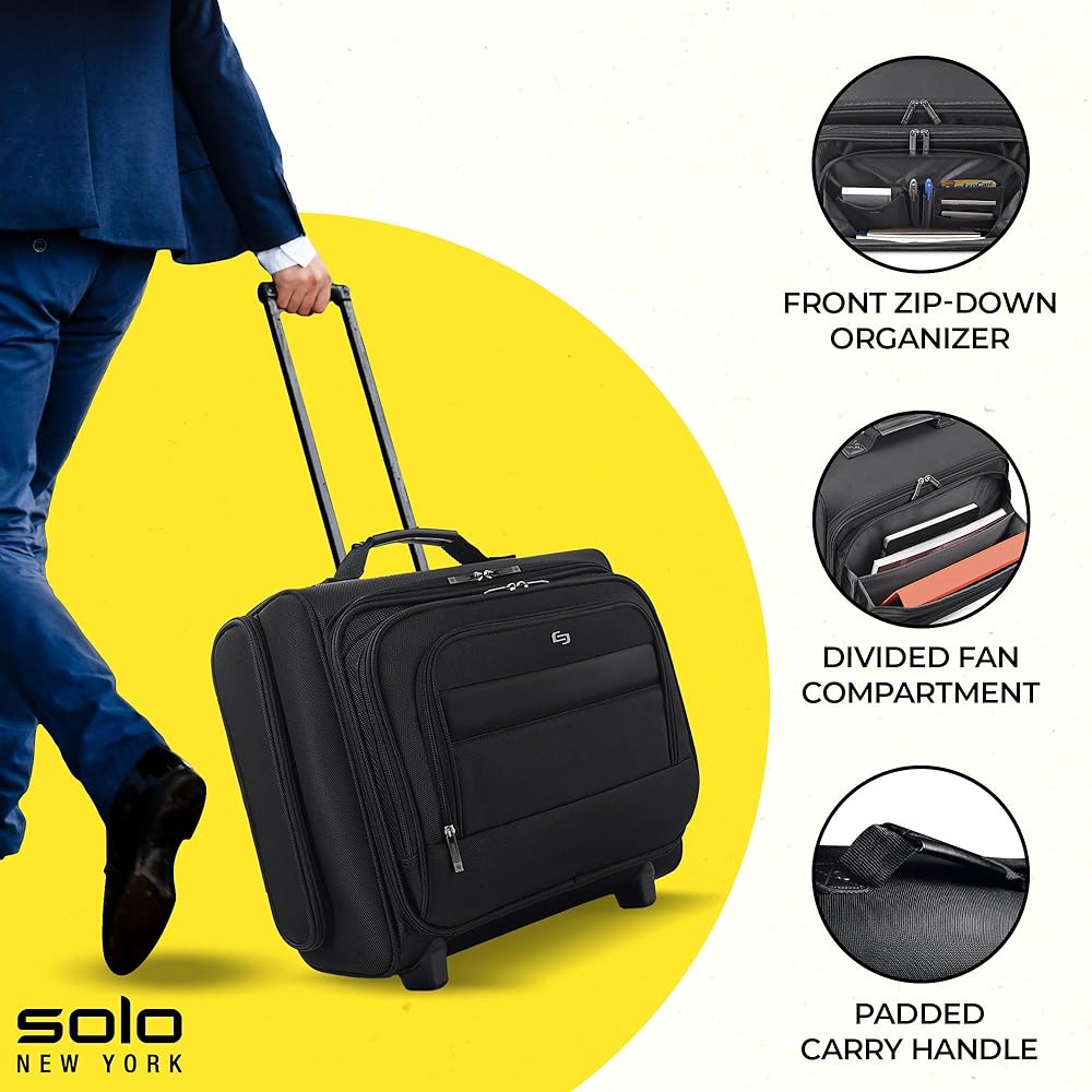 Amazon.com: Solo New York Rolling Overnighter Catalog Case with