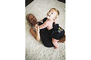 4-in-1 Mom A Roo Baby Wrap Carrier, Tummy Time Pillow, High Chair, and Walking Assistant