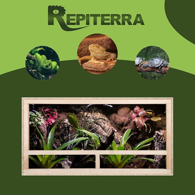 Foto 5 de 5 de Terrario con ventilación lateral, 100 x 50 x 40 cm