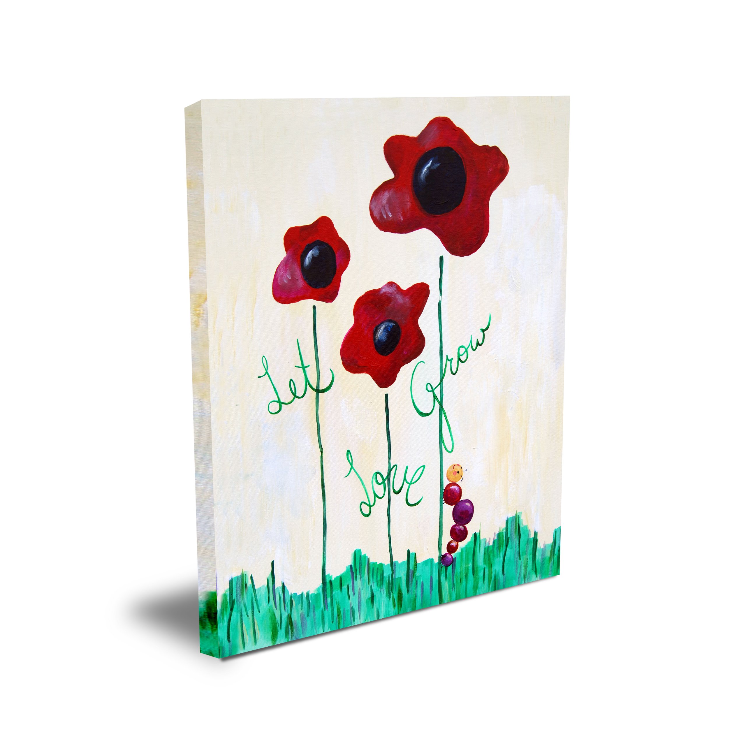 Cici Art Factory Wall Art, Let Love Grow, Medium