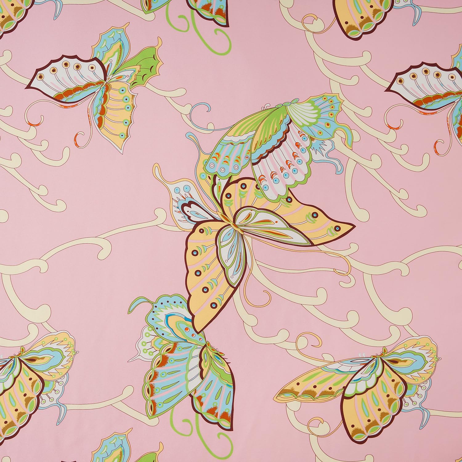 Maxfeel 100% Pure Mulberry Silk Fabric Charmuse Floral Silk 45" Wide for Bedding Dress DIY Sold by The Yard or by Half Yard (Sold by The Yard, #7)