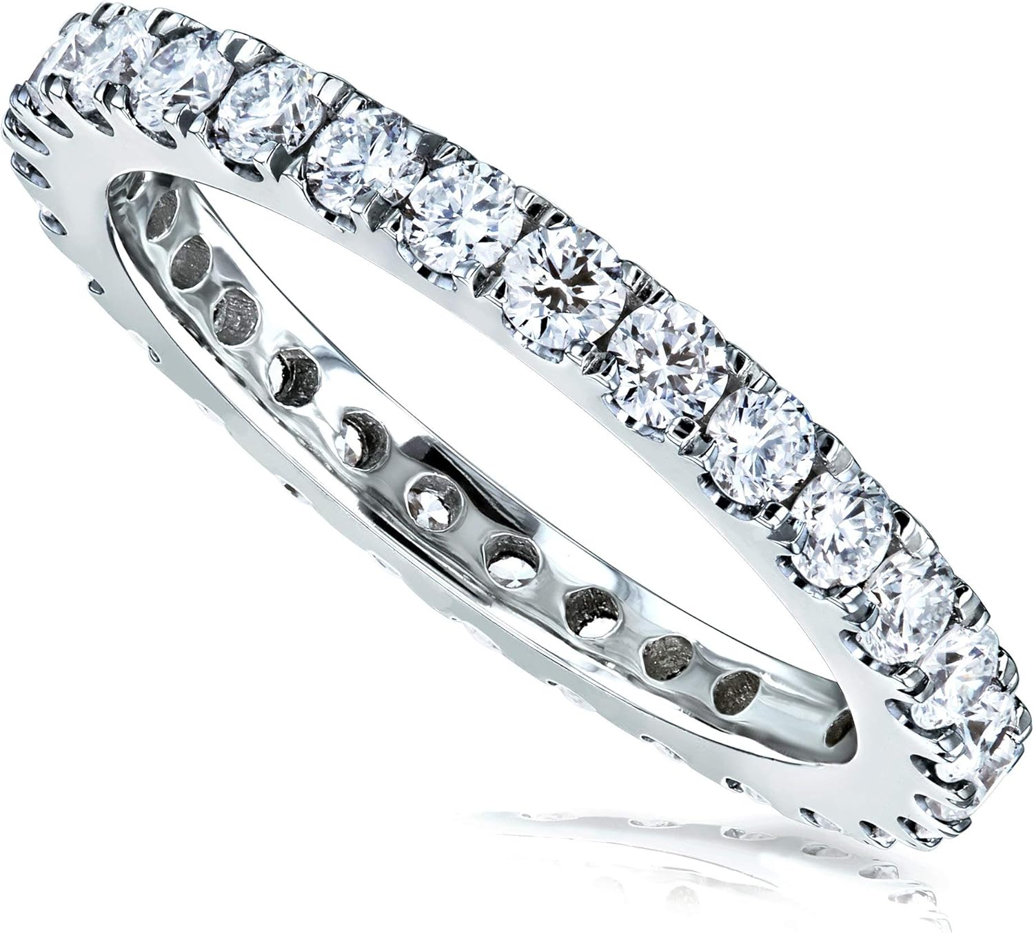 Kobelli 1ct Lab Grown Diamond Eternity Gold Band
