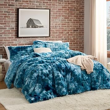 Coma Inducer Snowball Frosty Oversized King Comforter Set - Dark Teal