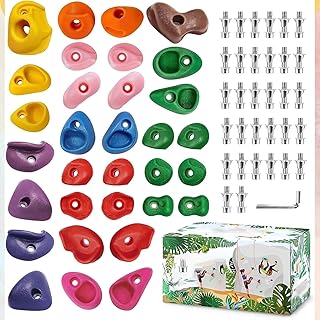 THE WHITE SHOP 32 PCS Climbing Holds Multi Size for Kids